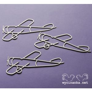Tekturka Wycinanka Man's World - Samoloty, 3szt